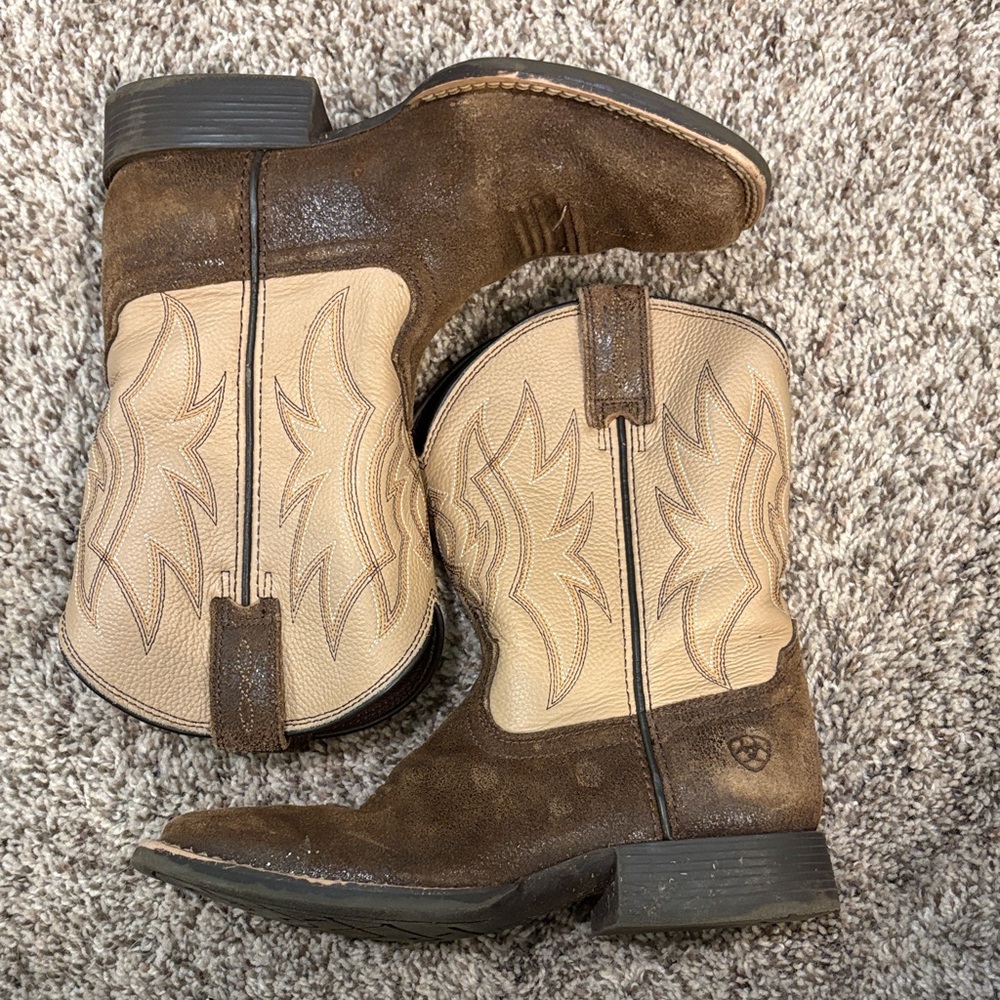 Ariat Brown and Tan Boots